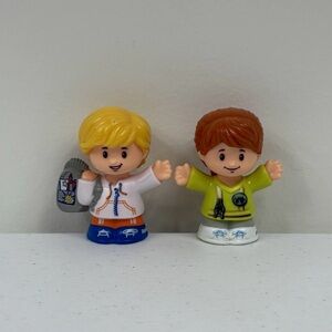 Fisher Price Little People School Bus Driver And Student Replacement Figures Set